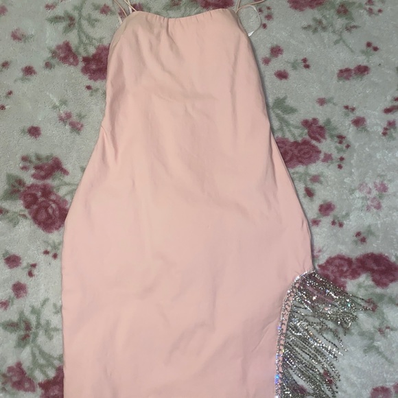 Fashion Nova | Dresses | Fashion Nova Rhinestone Fringe Dress | Poshmark